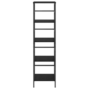 vidaXL Bookshelf Black Oak Look 40 x 29.5 x 149 cm