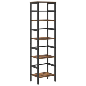 vidaXL Bookshelf Smoked Oak 40 x 29.5 x 149 cm Engineered Wood