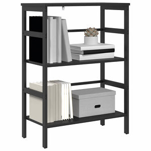 vidaXL Bookcase Black Oak Look 60 x 29.5 x 81 cm