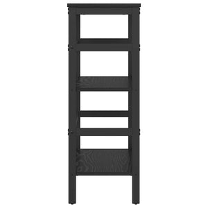 vidaXL Bookcase Black Oak Look 60 x 29.5 x 81 cm