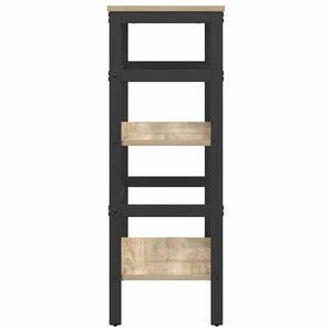 vidaXL Bookshelf Sonoma Oak 60 x 29.5 x 81 cm Engineered Wood