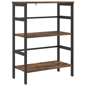 vidaXL Bookshelf Smoked Oak 60 x 29.5 x 81 cm Engineered Wood