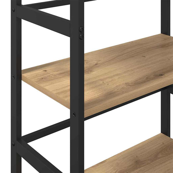 vidaXL Bookcase Artisan Oak 60 x 29.5 x 81 cm Engineered Wood