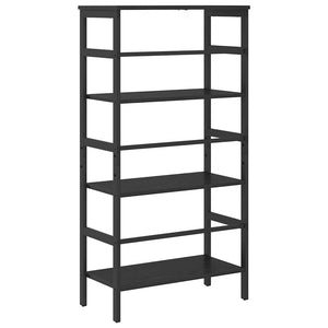 vidaXL Bookcase Black Oak Look 60 x 29.5 x 115 cm