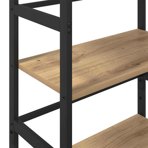 vidaXL Bookcase Artisan Oak 60 x 29.5 x 115 cm Engineered Wood