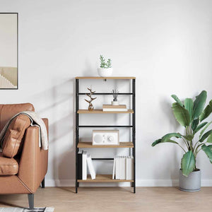 vidaXL Bookcase Artisan Oak 60 x 29.5 x 115 cm Engineered Wood