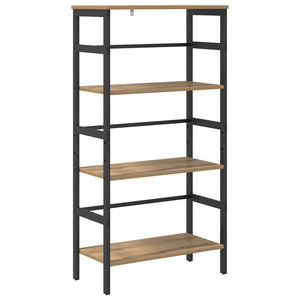 vidaXL Bookcase Artisan Oak 60 x 29.5 x 115 cm Engineered Wood