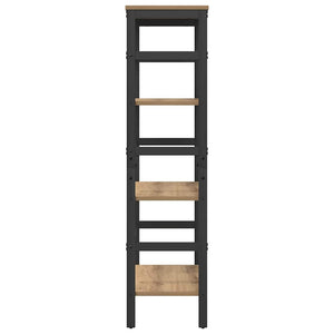vidaXL Bookcase Artisan Oak 60 x 29.5 x 115 cm Engineered Wood