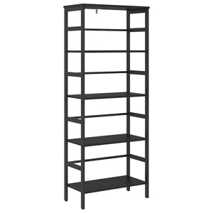 vidaXL Bookshelf Black Oak Look 60 x 29.5 x 149 cm