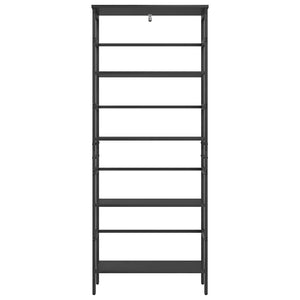 vidaXL Bookshelf Black Oak Look 60 x 29.5 x 149 cm