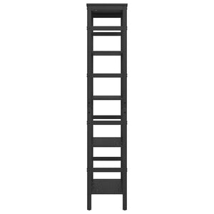 vidaXL Bookshelf Black Oak Look 60 x 29.5 x 149 cm