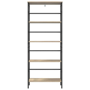 vidaXL Sonoma Oak Bookcase 60 x 29.5 x 149 cm Engineered Wood