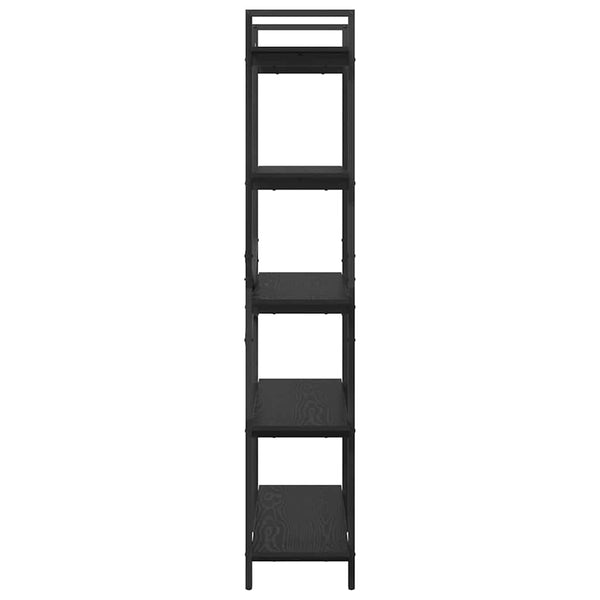 vidaXL Bookcase Black Oak Look 100 x 33.5 x 178 cm