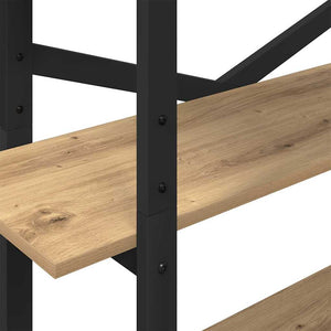 vidaXL Bookcase Artisan Oak 100 x 33.5 x 178 cm Engineered Wood