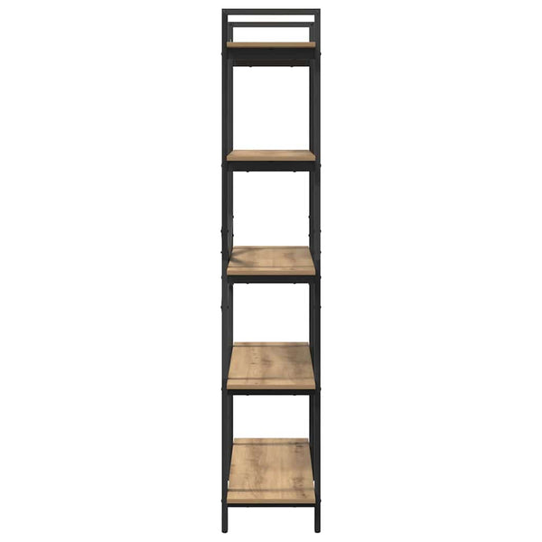 vidaXL Bookcase Artisan Oak 100 x 33.5 x 178 cm Engineered Wood