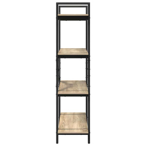 vidaXL Bookcase Sonoma Oak 100 x 33.5 x 140 cm Engineered Wood