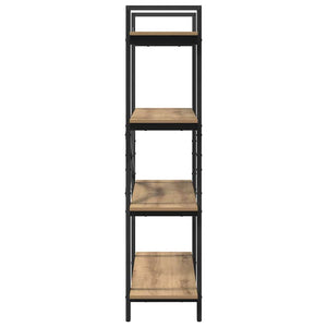 vidaXL Bookcase Artisan Oak 100 x 33.5 x 140 cm Engineered Wood