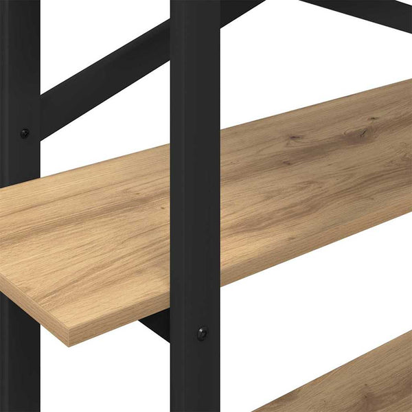 vidaXL Bookcase Artisan Oak 100 x 33.5 x 102 cm Engineered Wood