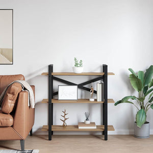 vidaXL Bookcase Artisan Oak 100 x 33.5 x 102 cm Engineered Wood