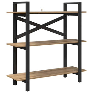 vidaXL Bookcase Artisan Oak 100 x 33.5 x 102 cm Engineered Wood