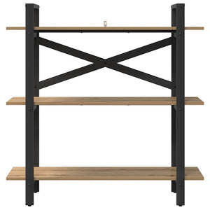 vidaXL Bookcase Artisan Oak 100 x 33.5 x 102 cm Engineered Wood