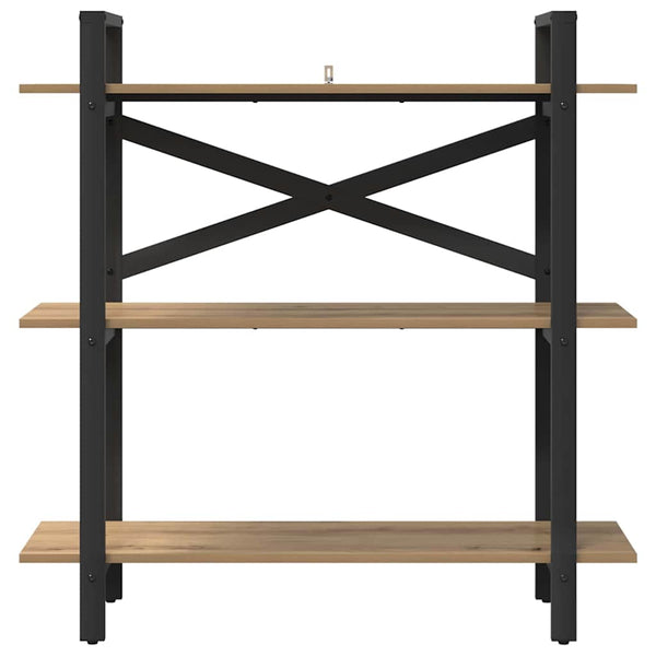 vidaXL Bookcase Artisan Oak 100 x 33.5 x 102 cm Engineered Wood