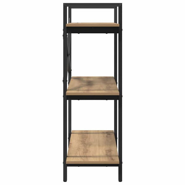 vidaXL Bookcase Artisan Oak 100 x 33.5 x 102 cm Engineered Wood