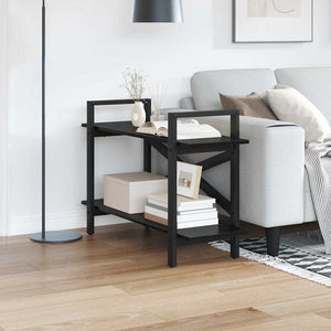 vidaXL Bookshelf Black Oak Look 100 x 33.5 x 64 cm