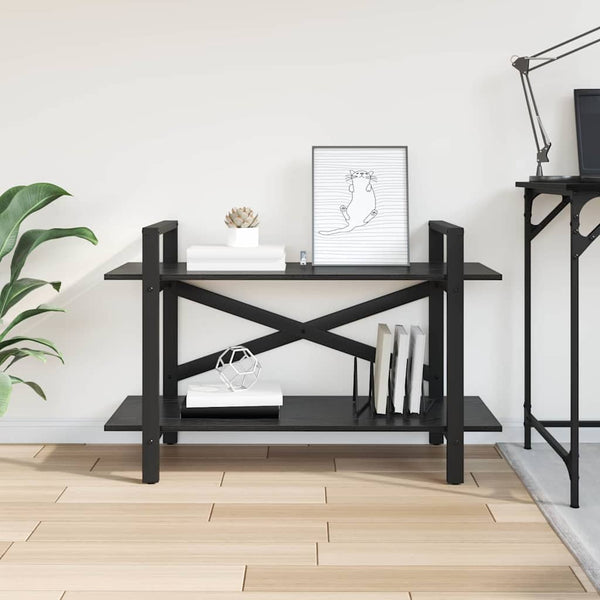 vidaXL Bookshelf Black Oak Look 100 x 33.5 x 64 cm
