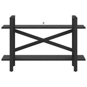 vidaXL Bookshelf Black Oak Look 100 x 33.5 x 64 cm