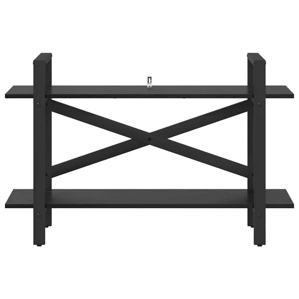 vidaXL Bookshelf Black Oak Look 100 x 33.5 x 64 cm