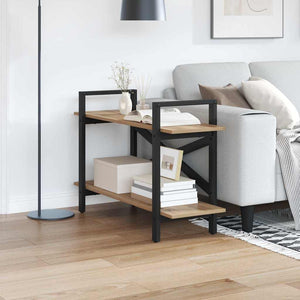 vidaXL Bookshelf Artisan Oak 100 x 33.5 x 64 cm Engineered Wood