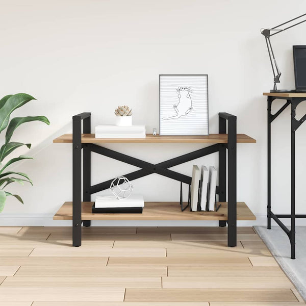 vidaXL Bookshelf Artisan Oak 100 x 33.5 x 64 cm Engineered Wood