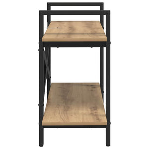 vidaXL Bookshelf Artisan Oak 100 x 33.5 x 64 cm Engineered Wood