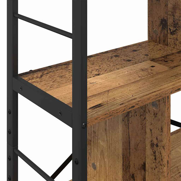 vidaXL Bookshelf Reclaimed Wood 75 x 30 x 156 cm Engineered Wood
