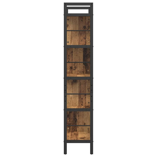 vidaXL Bookshelf Reclaimed Wood 75 x 30 x 156 cm Engineered Wood