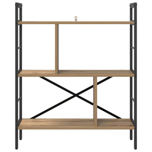 vidaXL Bookshelf Artisan Oak 75 x 30 x 91 cm Engineered Wood