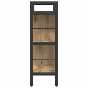 vidaXL Bookshelf Artisan Oak 75 x 30 x 91 cm Engineered Wood