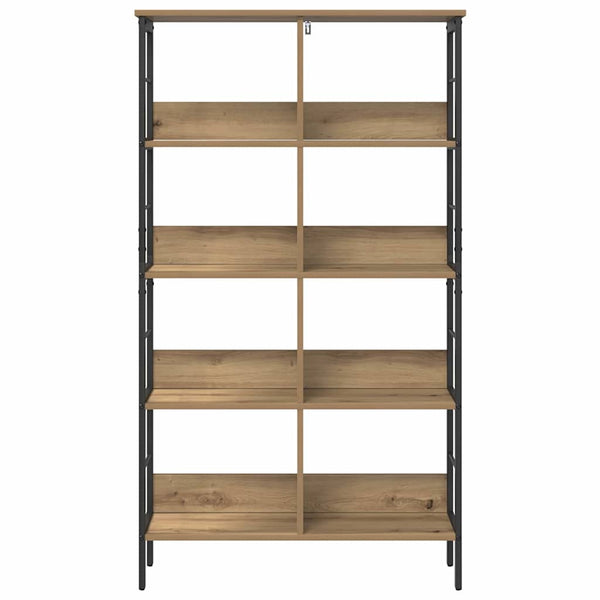 vidaXL Bookshelf Artisan Oak 82 x 32 x 144.5 cm Engineered Wood