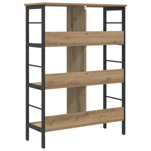 vidaXL Bookcase Artisan Oak 82 x 32 x 112 cm Engineered Wood