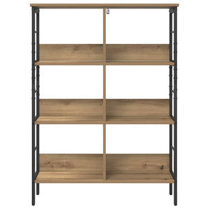 vidaXL Bookcase Artisan Oak 82 x 32 x 112 cm Engineered Wood