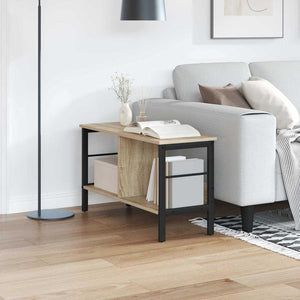 vidaXL Sonoma Oak Bookcase 82 x 32 x 47 cm Engineered Wood