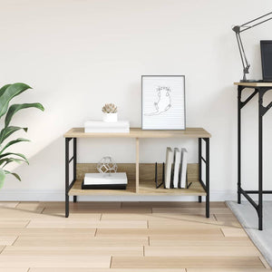 vidaXL Sonoma Oak Bookcase 82 x 32 x 47 cm Engineered Wood