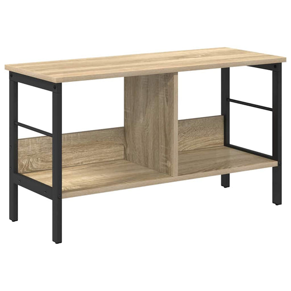 vidaXL Sonoma Oak Bookcase 82 x 32 x 47 cm Engineered Wood