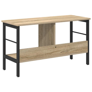 vidaXL Sonoma Oak Bookcase 82 x 32 x 47 cm Engineered Wood