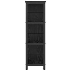 vidaXL Bookshelf Black Oak Look 102 x 32 x 104.5 cm