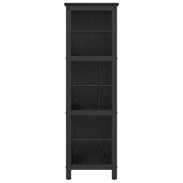 vidaXL Bookshelf Black Oak Look 102 x 32 x 104.5 cm