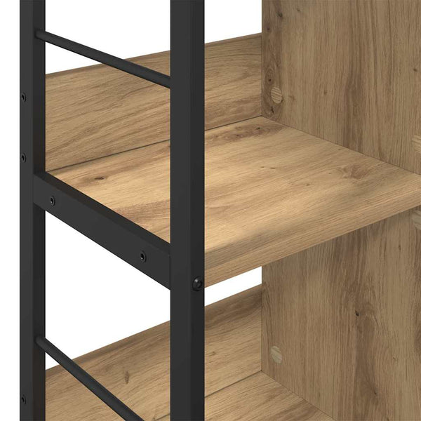 vidaXL Bookshelf Artisan Oak 102 x 32 x 104.5 cm Engineered Wood