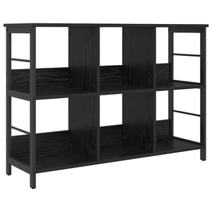 vidaXL Bookshelf Black Oak Look 102 x 32 x 72.5 cm