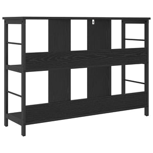 vidaXL Bookshelf Black Oak Look 102 x 32 x 72.5 cm